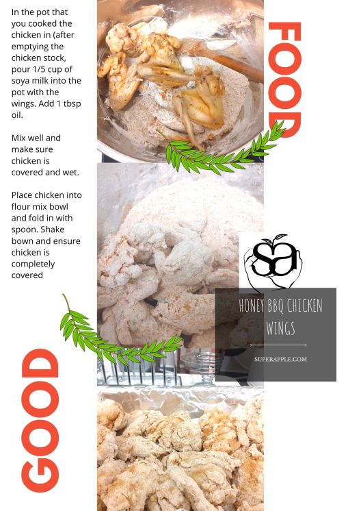 Red and White Collage Food Poster (5)