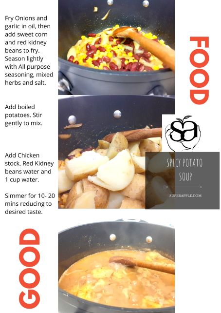 Red and White Collage Food Poster (9)